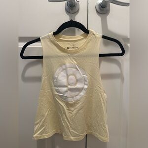Pure Barre Women's Butter Yellow Workout Tank Top Small